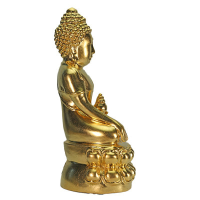 贴金药师佛3寸腿金身，168周年大法会，佛历2567 Wat Suthat 做268