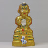LP Yam 2557 KuManThong 6 Inches Statue Wat Sam Ngam, Handwritten Talisman