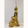 S/n:196 Phra Buddha ChinNaRat 9 Inches Lap Statue Wat Yai 2568 Gold Leaf Pasted