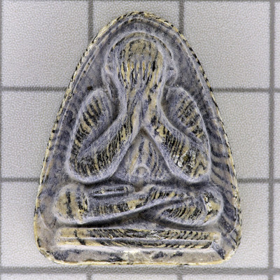 龙婆培,佛历2514,掩面佛,必達,老虎条纹,第二批,Wat PiKulThong G-pra证书