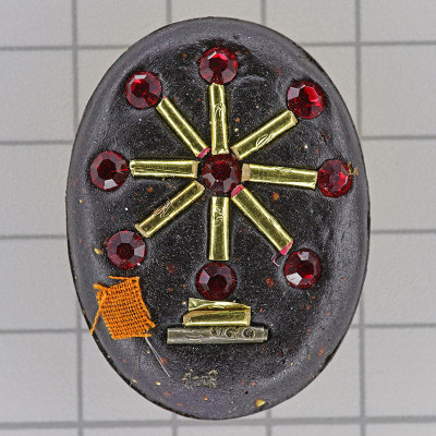 S/n:391 LP Hong 2546 Locket 9 Real Gold Takrut Wat PhetBuri