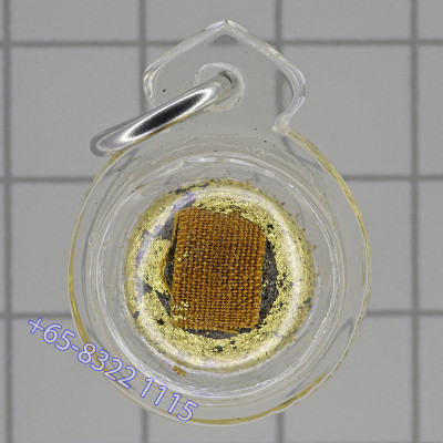 龙婆宏2556加持 陆嗡槟榔，长袍，贴金 1.3 厘米