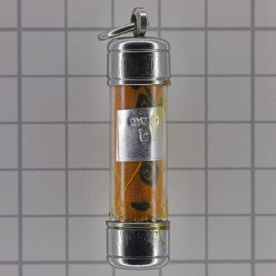 Made 379 LP Hong 2556 MongSan Robe Takrut, Powder Mixed LP Hair, Finger Nail, Wat SuSanThungMon