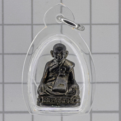 龙婆宏小金身,佛历2555,铜镀黑代码, Wat SuSanThungMon