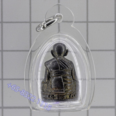 龙婆宏小金身,佛历2555,铜镀黑代码, Wat SuSanThungMon