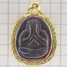 LP Hong Phra Pidta 2556 Ivory Salika, Gold Takrut, Leklai, Hairs