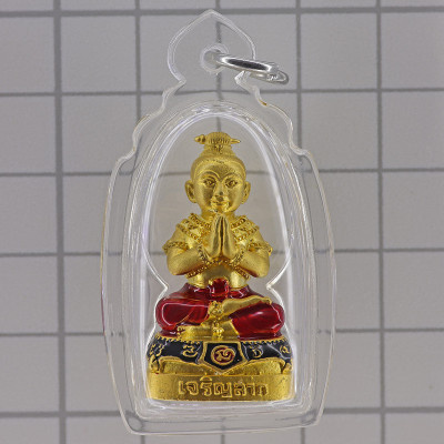 镀金古曼童小金身，阿赞苏滨加持（佛历2562）