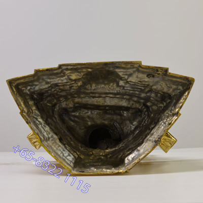 金納叻佛祖 7寸金身,佛历2568,金箔粘贴,原庙做,高 45cm