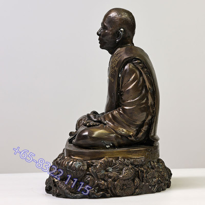 S/n:66 LP Sakorn 2552 Wat Nong Krap Statue 22cm