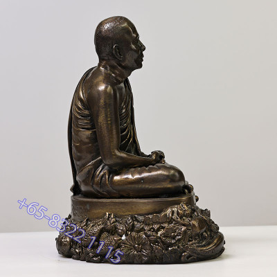 S/n:66 LP Sakorn 2552 Wat Nong Krap Statue 22cm
