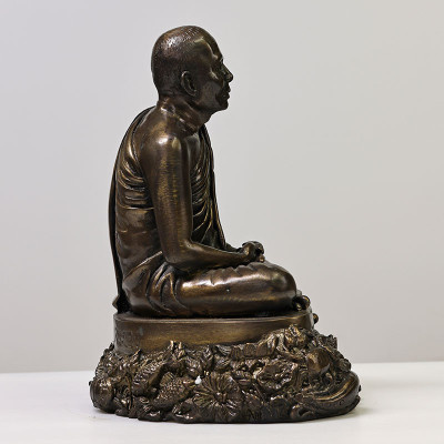 S/n:66 LP Sakorn 2552 Wat Nong Krap Statue 22cm