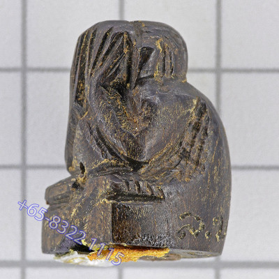 S/n:17 LP Hong 2556 Phra Pidta 100yrs Old Wood Made 50pcs