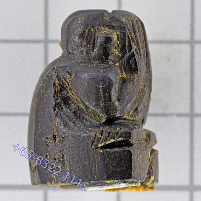 S/n:17 LP Hong 2556 Phra Pidta 100yrs Old Wood Made 50pcs