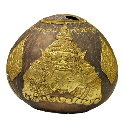 Wat Srisathong 2551 One Eye Coconut Phra Rahu 13cm