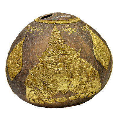 Wat Srisathong 2551 One Eye Coconut Phra Rahu 13cm