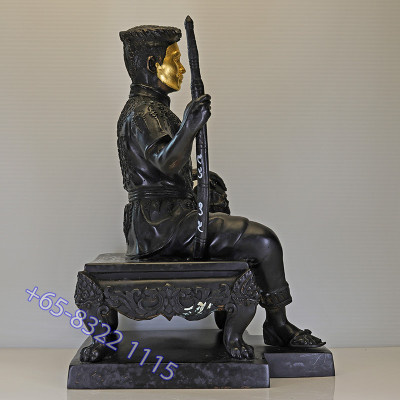 1st Batch S/n:68 Extra Hand Written Talisman by Ajahn SuBin 2554 Phra KhunPean Statue 25cm