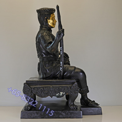 S/n:68 Extra Hand Written Talisman by Ajahn SuBin 2554 Phra KhunPean 5 Inches Lap Statue Height 25cm