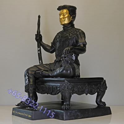 1st Batch S/n:68 Extra Hand Written Talisman by Ajahn SuBin 2554 Phra KhunPean Statue 25cm