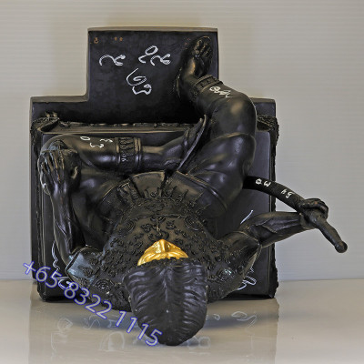 S/n:68 Extra Hand Written Talisman by Ajahn SuBin 2554 Phra KhunPean 5 Inches Lap Statue Height 25cm