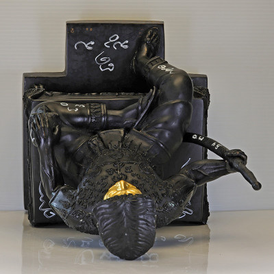 1st Batch S/n:68 Extra Hand Written Talisman by Ajahn SuBin 2554 Phra KhunPean Statue 25cm