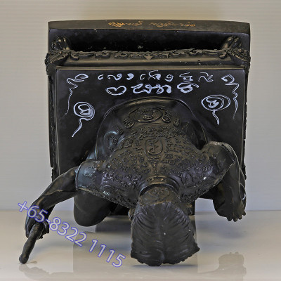 1st Batch S/n:68 Extra Hand Written Talisman by Ajahn SuBin 2554 Phra KhunPean Statue 25cm