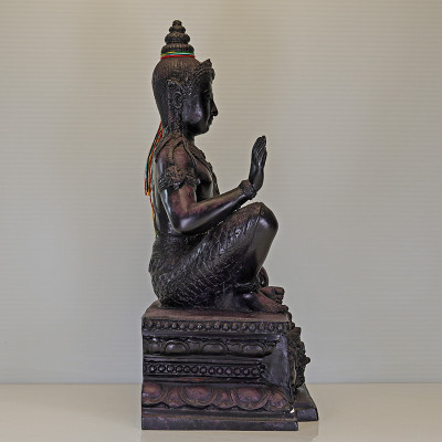 1st Batch Ajahn Prasoot Jatukam RaMaThap Statue 5 Inches Lap Statue 25cm Wat NaiTao 2549