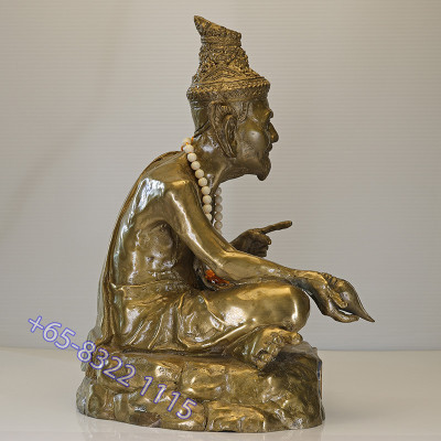 S/n:31 LP Hong Last Batch Phra Lersi 2557 Statue Height 27cm