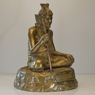 S/n:73 LP Hong Last Batch Phra Lersi 2557 Statue Height 27cm