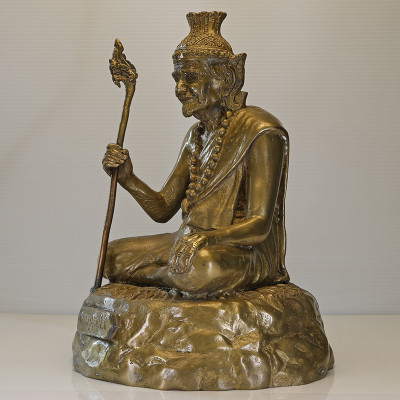 S/n:73 LP Hong Last Batch Phra Lersi 2557 Statue Height 27cm