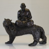 龙婆本座老虎3英寸腿金身,Wat BangPhra,佛历2553