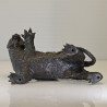 LP Pern Seating Tiger 3 Inches Lap Statue, Wat BangPhra 2553