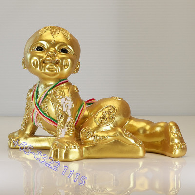 Ajahn NiKom 2563 KuManThong Statue Gold Painted