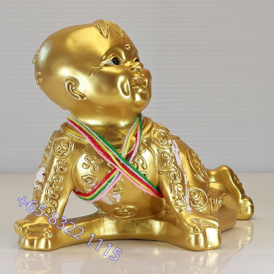 Ajahn NiKom 2563 KuManThong Statue Gold Painted