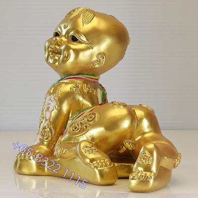 Ajahn NiKom 2563 KuManThong Statue Gold Painted