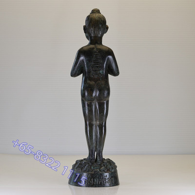 做50尊,阿赞边加持,佛历2563法会,Wat Khao Hor爱凯古曼童金身,高 23.5cm