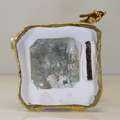 做50尊,贴金潘纹金身25厘米,佛历2558 Ajahn PraSoot