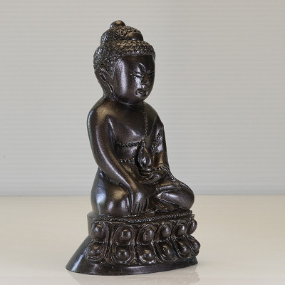 做333尊,头帮药师佛,3寸脚金身,龙婆Ratt加持,佛历2559,Wat Pa Wai