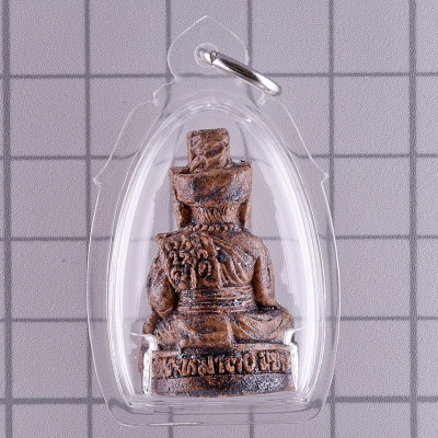 LP PromMa 2537 Phra Lersi Wat Suan Hin Pha Nang Khoi 108 Powder 3.1cm