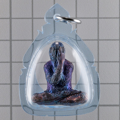 Phra Pidta PraMa 2563 Wat Kai Tia 16 Monks Chanted, Silver Made 99 pcs