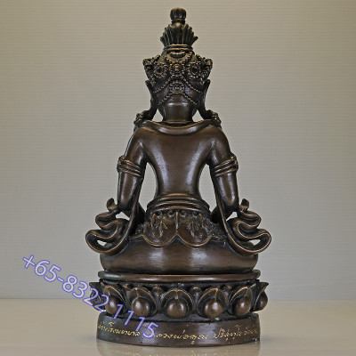 做120尊,编号:112龙婆同药师佛5寸腿金身26cm,佛历2564,Wat Ban Rai,26cm