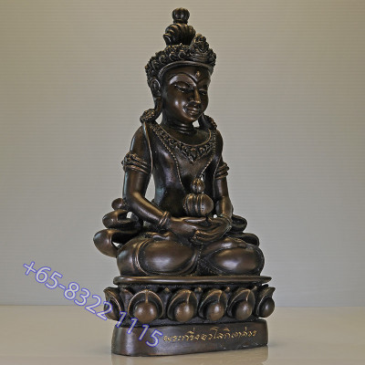做120尊,编号:112龙婆同药师佛5寸腿金身26cm,佛历2564,Wat Ban Rai,26cm