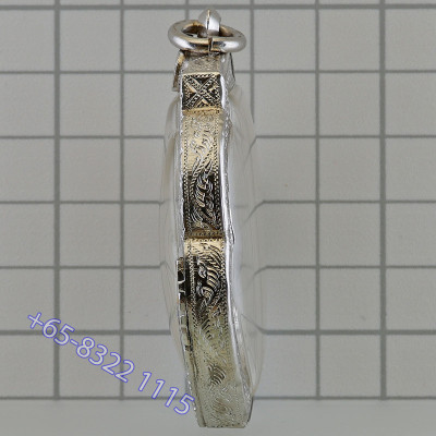 LP Keow 银龙牙金符管,编号:443 龙莆托,佛历2555,Wat Hui Ngor