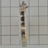 Wat KhaoHor 2549 LP Thuad Gold Plated, Thai Flag Pim, New Silver Casing