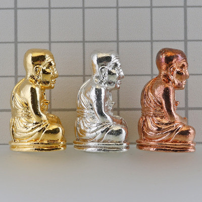 Made 999 LP Deng Wat Rai B.E.2554 LP Thuad Gold Plated S/n:561