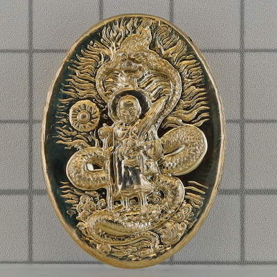 九名僧加持，阿赞康诚，佛历2555龙莆托，理﻿事版阿帕卡小模3.6cm，做 37 套