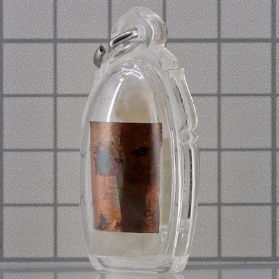 玉龙普坤小金身，铜手写符，佛历2539Wat BanRai