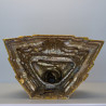 S/n:782 Phra Buddha ChinNaRat 5 Inches Lap Statue, Wat Yai 2568 Gold Leaf Pasted