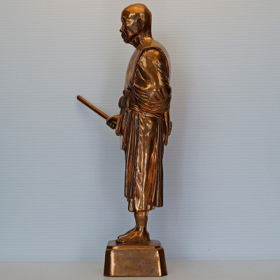 龙婆坤12英寸高金身,佛历2546,高29cm,Wat BanRai