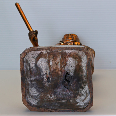 龙婆坤12英寸高金身,佛历2546,高29cm,Wat BanRai