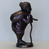 LP Prom Wat Palanupab 2554 ChuChok Statue Height 14cm Money Bag